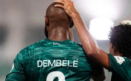 هاتريك ديمبيلي مهاجم الاتفاق يحقق أول ثلاثية أهداف في الدوري السعودي