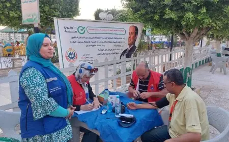 محافظ الدقهلية يشرف على برنامج “100 يوم صحة” ويحقق مليون خدمة مجانية في أسبوعين فقط