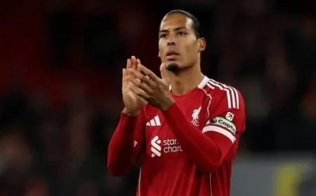 فان دايك يوجه رسالة خاصة لجماهير ليفربول بعد مغادرة محمد صلاح