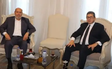 رئيس المخابرات العامة يستقبل وفد حماس برئاسة خليل الحية لتعزيز التعاون المشترك