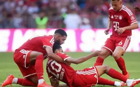 سقوط موسيالا أمام لايبزيج يثير القلق بين الجماهير ماذا حدث؟