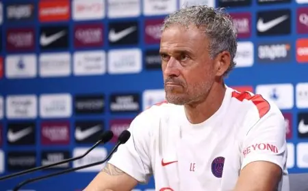 إنريكي يتقبل هزيمة باريس سان جيرمان ويتجنب الرد على استفسارات حول باركولا