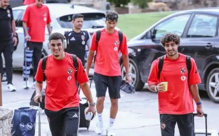 بعثة الأهلي تصل برشلونة للتحدي المرتقب أمام البارسا في كأس خوان جامبر