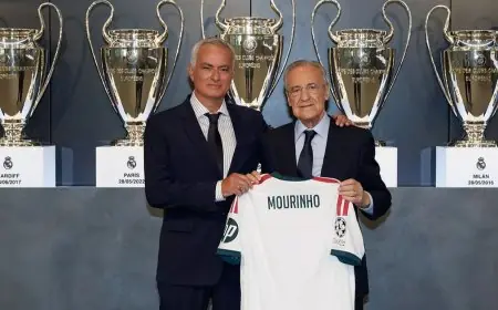 ريال مدريد يعلن تقديم جوزيه مورينيو بشكل سري وفرحة فلورنتينو بيريز لا تخفى