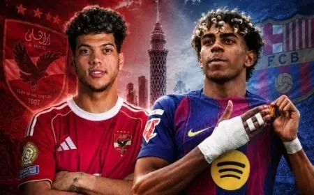 «قمة الأبطال».. توقيت مباراة الأهلي وبرشلونة في كأس خوان جامبر والقنوات الناقلة