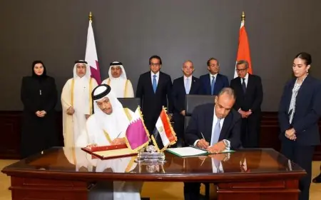 انعقاد الدورة السابعة للجنة العليا المصرية القطرية المشتركة بالعلمين وتوقيع اتفاقيات مهمة