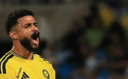 كريستيانو رونالدو يسجل هدفه الأول ويقود النصر للفوز على الرياض بسهولة