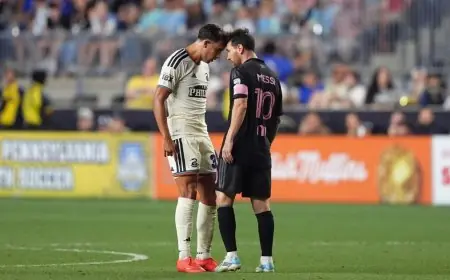 تغريم ليونيل ميسي بسبب صفعه لمنافس في الدوري الأمريكي