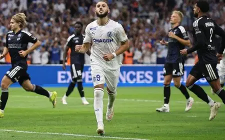أمين غويري يتألق بثنائية ويقود مارسيليا لانتصار مبهر في بداية الدوري الفرنسي