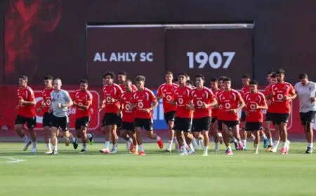 الأهلي يواصل تحضيراته لمواجهة مثيرة ضد الشرقية إنبي في الدوري بمشاركة النجم إمام عاشور