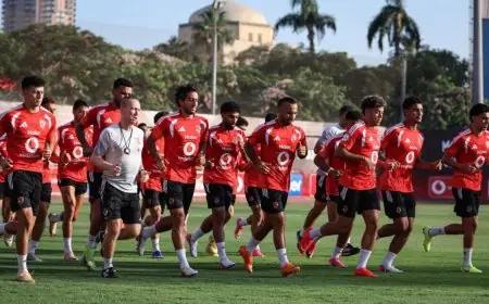 الأهلي ينهي تدريباته النهائية لمواجهة الشرقية إنبي اليوم بنشاط وحماس