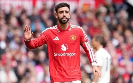 برونو فيرنانديز بعد هزيمة مانشستر يونايتد أمام هال سيتي: نحتاج إلى دعم الجماهير