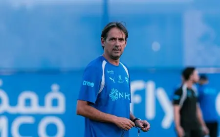 إنزاغي يكشف عن فخره بابنه الذي يحمي رقمه مع الهلال ويؤكد: لا أركز على مستقبلي مع النادي