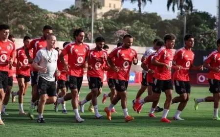 الأهلي يُنهي تدريباته قبل مواجهة الشرقية إنبي في الدوري المصري