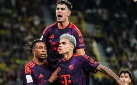 بايرن ميونخ يتغلب على بروسيا دورتموند ويحقق كأس السوبر الألماني للمرة الثانية عشرة في تاريخه