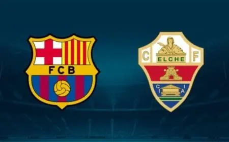 موعد مباراة برشلونة وإلتشي في الدوري الإسباني والقنوات الناقلة