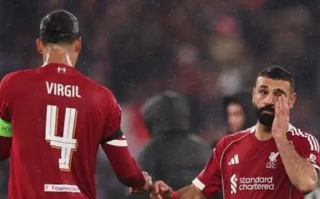 فان دايك يشيد بمحمد صلاح ويحدد أهداف ليفربول في الموسم الجديد