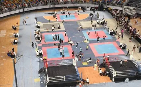 أكبر تجمع رياضي في مصر 4000 لاعب يتنافسون في البطولة المفتوحة العاشرة للكيك بوكسينج