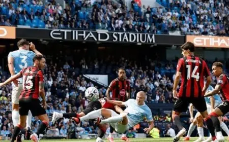 موعد مباراة مانشستر سيتي المقبلة بعد انتصاره على بورنموث في الدوري الإنجليزي