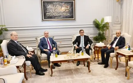 رئيس المخابرات العامة يستقبل وفد السلطة الفلسطينية لتعزيز التعاون الأمني