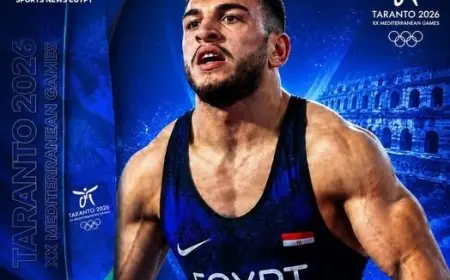 خسارة محمد القاسم للفضية في المصارعة بعد ضربة غير قانونية