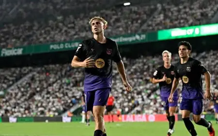 برشلونة يبدأ الدوري الإسباني بقوة ويفوز بخماسية على إلتشي رغم غياب حمزة عبد الكريم