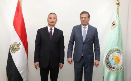 وزير الزراعة يناقش توطين صناعة المبيدات ونقل التكنولوجيا مع وفد إيكاما الصينية