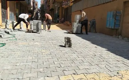 محافظ الجيزة يشرف على انطلاق أعمال رصف وتطوير شوارع الوراق