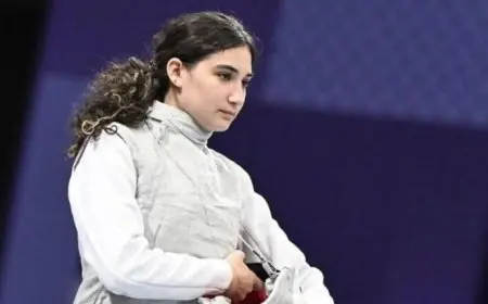 سارة عمرو حسني تحرز الميدالية الفضية في بطولة السلاح بتارانتو 2026