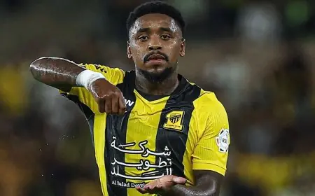 بيرغوين يتألق بهاتريك مذهل ويقود الاتحاد لانتصار مثير على الحزم في دوري روشن