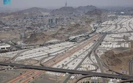 أمطار غزيرة تهطل على منطقة مكة المكرمة