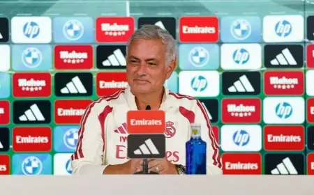 جوزيه مورينيو يعبّر عن رفضه للكسل ويؤكد: باب الانتقالات في ريال مدريد مفتوح