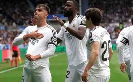 ريال مدريد يكشف عن تشكيلته لمباراة سوسيداد.. غياب تشواميني يتواصل