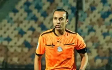 تعيين محمد الغازي لقيادة مواجهة البنك الأهلي والزمالك في الدوري المصري