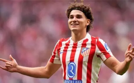 جوليان ألفاريز يتغيب عن تدريبات أتلتيكو مدريد وسط شائعات حول انتقاله إلى برشلونة