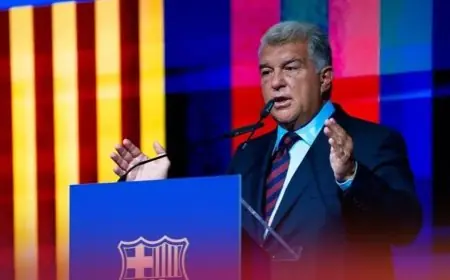 لابورتا يعلن: ألفاريز الخيار الوحيد لبرشلونة في فترة الانتقالات الصيفية