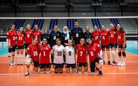 منتخب ناشئات مصر يتفوق بثلاثية نظيفة على المغرب في البطولة العربية للكرة الطائرة