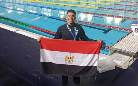 أحمد هشام وندى مجدي يتألقان بحصد الذهبية والفضية في سباحة الزعانف ضمن ألعاب البحر المتوسط