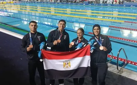 مصر تحصد الميدالية البرونزية في سباحة الزعانف بدورة ألعاب البحر المتوسط