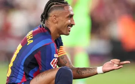 رافينيا وفيرمين يحققان فوزًا مذهلًا لبرشلونة ضد بلباو