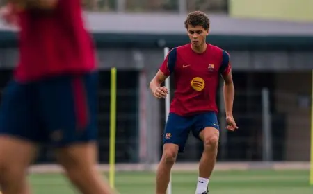 برشلونة يتخذ قراره بشأن انضمام حمزة عبد الكريم للفريق الأول