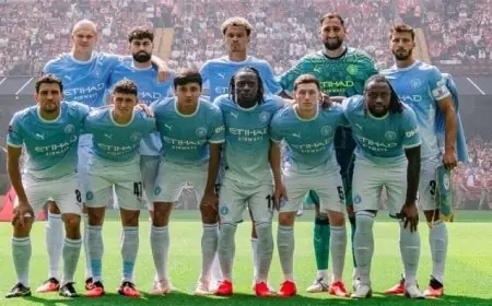 تشكيلة مانشستر سيتي لمواجهة كريستال بالاس في الدوري الإنجليزي