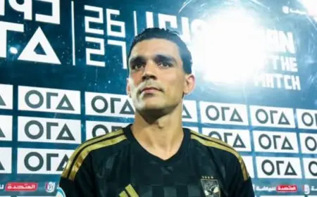 أشرف بن شرقي يحصد جائزة أفضل لاعب في مواجهة الأهلي وزد بالدوري المصري