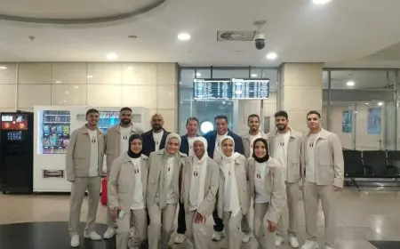 بعثة الكاراتيه تتوجه إلى إيطاليا للمشاركة في دورة ألعاب البحر المتوسط