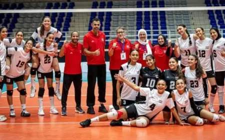 منتخب ناشئات مصر للكرة الطائرة يحقق الذهب في البطولة العربية