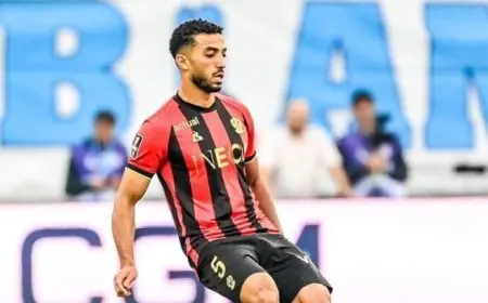 محمد عبد المنعم يتواجد في قائمة نيس لمواجهة باريس في الدوري الفرنسي