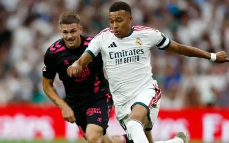 مبابي يلاحق هاري كين بسجل تهديفي مذهل مع ريال مدريد