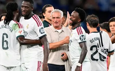 مورينيو يواجه أول تحدٍ غياب ثلاثي الوسط في مواجهة قمة ريال مدريد وإنتر ميلان