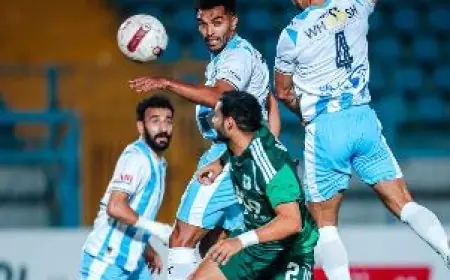 تفوق بيراميدز على المصري بهدف نظيف في الشوط الأول