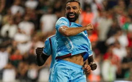 محمد صلاح يتألق بتسجيل هدف رائع بمساعدة فابينيو رغم خسارة طرابزون مجدداً